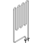 ZCU-823 ТЭН 2,26 KW (HL 70,135, 160; Modulo 135, 160)
