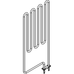 823 ZCU-823 ТЭН 2,26 KW (HL 70,135, 160; Modulo 135, 160) — изображение 1