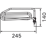 ZH-104 ТЭН 2,0 KW для Combi(KVSE, TC, KGS, SS20, HLS)