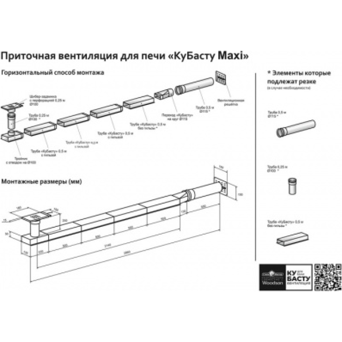 Приточная вентиляция для печи КуБасту maxi — изображение 2